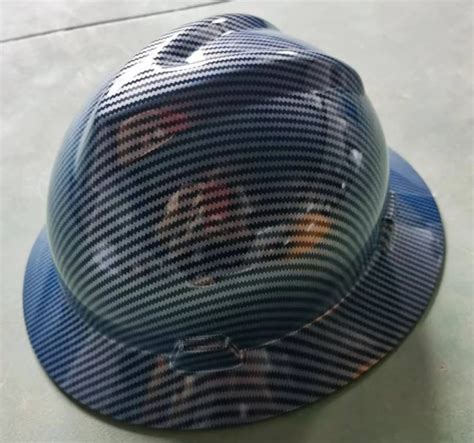 Ansi Z89 1 Class C Hdpe Safety Full Brim Helmet Carbon Fiber Hard Hat