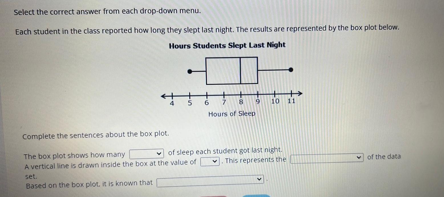 Answered Select The Correct Answer From Each Drop Down Menu Determine