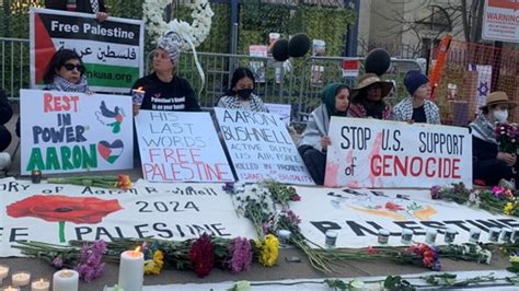 Anti Israel Activists Terrorist Organizations Hail Aaron Bushnell As A