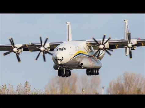 Antonov An 22 The Biggest Propeller Plane In The World Landing And Departure 4K