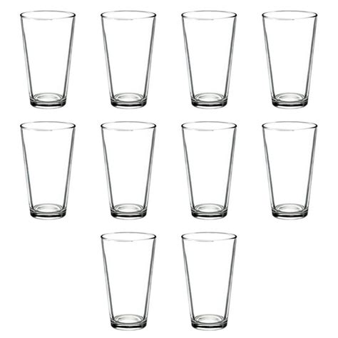 Arc 16 Oz Heavy Duty Pint Glasses Set Of 10 Usa Made Clear Arc 16 Oz Heavy Duty Pint Glasses Set Of 10 Usa Made Clear