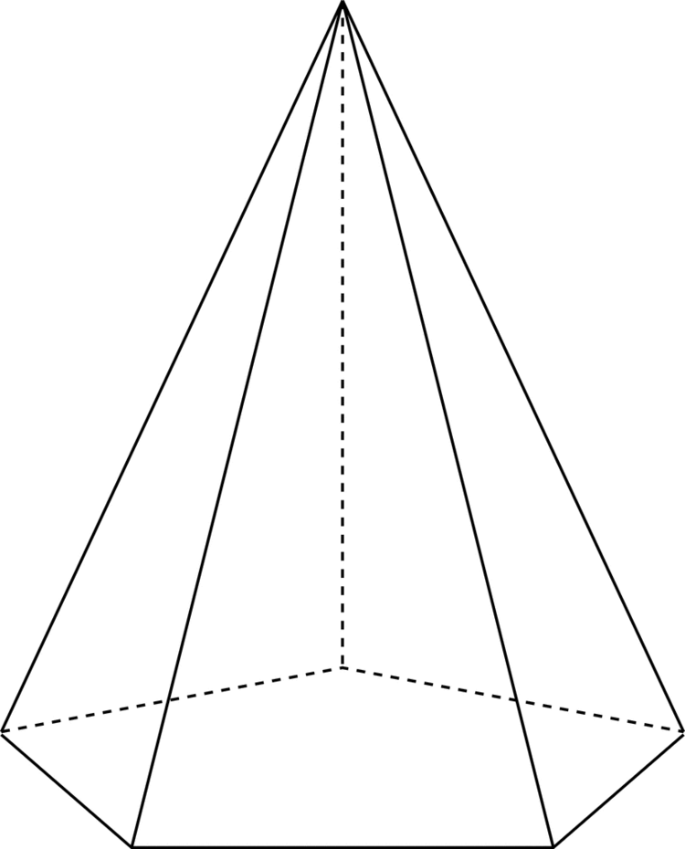 Area Of A Pentagonal Pyramid Geeksforgeeks