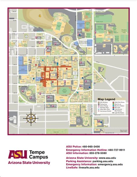 Arizona State University Campus Map