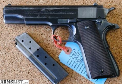 Armslist For Sale Colt 1911 38 Super 1930 W Original Box Papers And
