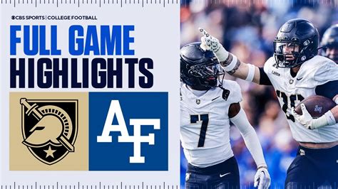 Army Black Knights Vs Air Force Falcons Full Game Highlights Cbs Sports College Football
