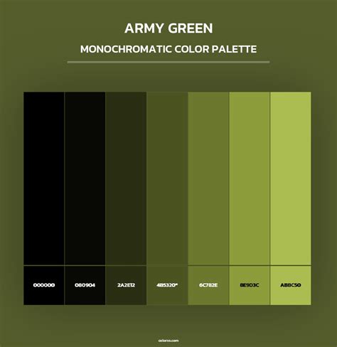 Army Green Color Palettes Colorxs Com Army Green Color Palettes Colorxs Com