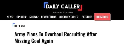 Army Misses Recruiting Goals Again Army Misses Recruiting Goals Again
