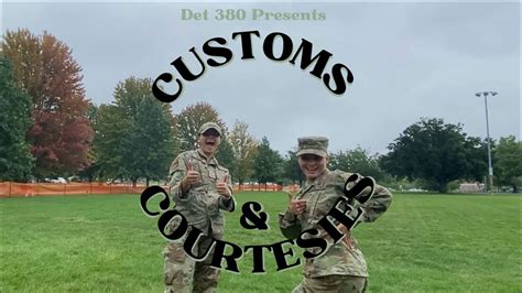 Army Rotc Customs Amp Courtesies Youtube Army Rotc Customs Amp Courtesies Youtube