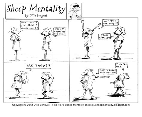 Art By Ollie Longuet Sheep Mentality