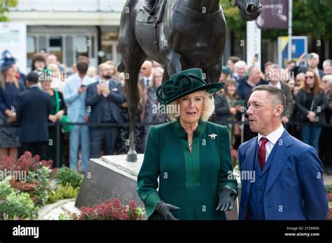 Ascot Berkshire Uk 21St October 2023 Her Majesty Queen Camilla Was