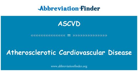 Ascvd Medical Abbreviation