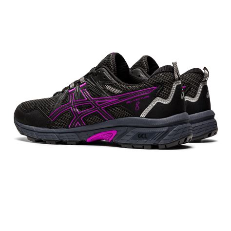 Asics Women S Gel Venture 8 Running Shoes Black Purple Size 7 5 Width Delivery Near Me Doordash