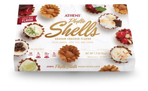 Athens Foods Phyllo Shells Graham Cracker Flavor Athens Foods Phyllo Shells Graham Cracker Flavor