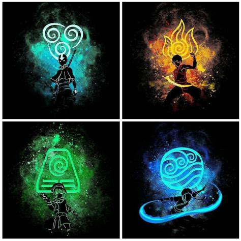 Avatar The Last Air Bender Symbols Really Enjoyed This Simple But Fun Design Avatar Avatarthelastairbender Thelastairbender Air Water Earth Fire Symbols Tattooshop Tattooartist Tattoos Tattoo