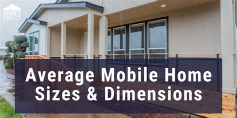Average Mobile Home Sizes Dimensions Available Homes Direct