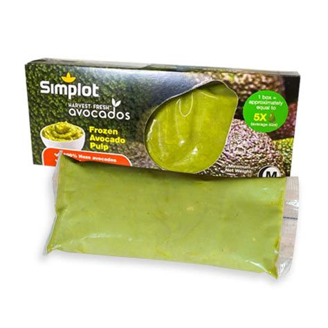 Avocado Pulp Frozen Simplot Food Usa