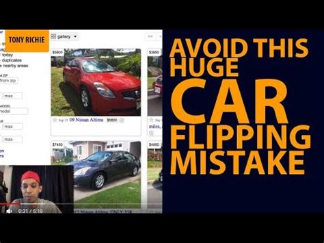 Avoid This Huge Car Flipping Mistake When Buying And Selling Cars For Avoid This Huge Car Flipping Mistake When Buying And Selling Cars For