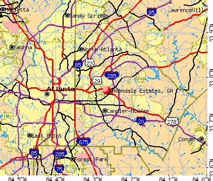Avondale Estates Georgia Ga 30002 30030 Profile Population Maps Avondale Estates Georgia Ga 30002 30030 Profile Population Maps