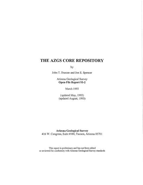 Azgs Document Repository