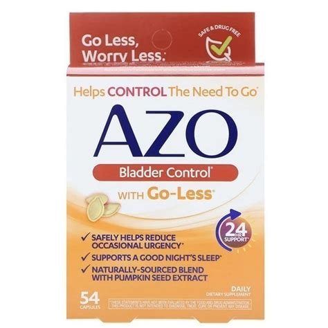 Azo Bladder Control With Go Less 54 Capsules 72 Capsules Shopee Azo Bladder Control With Go Less 54 Capsules 72 Capsules Shopee