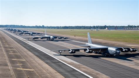 B 52 Strategic Bombers Conduct Impressive Elephant Walk At Barksdale Afb The Aviation Geek Club