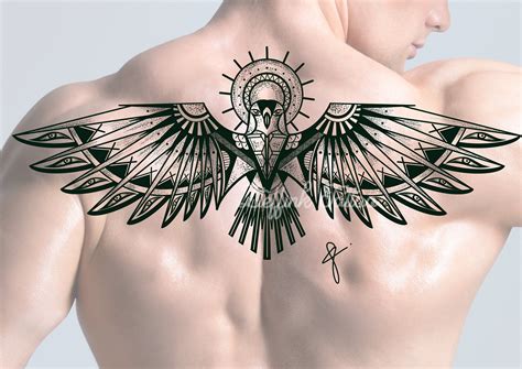 Back Piece Tattoo Design