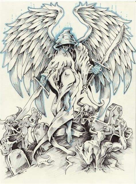 Badass Tattoos Sketches Badass Angel Tattoo More Tattoo Stencil Badass Tattoos Sketches Badass Angel Tattoo More Tattoo Stencil