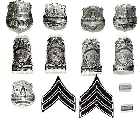 Badges And Rank Insignia Of The Metropolitan Police Department Washington Dc Mpd Police Memorial Museum