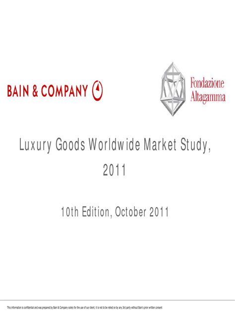Bain Luxury Goods Study 10Thedition Pdf Luxury Goods Retail