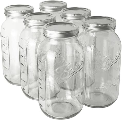 Ball 64 Oz Mason Jars 6 Case Buy At Webstaurantstore