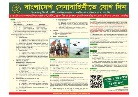 Bangladesh Army Civilian Job Circular 2025 Jobs Test Bd
