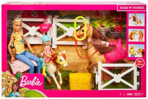 Barbie Hugs N Horses Playset Target
