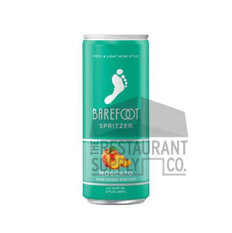 Barefoot Spritzer Moscato Can 250Ml The Restaurant Supply Co