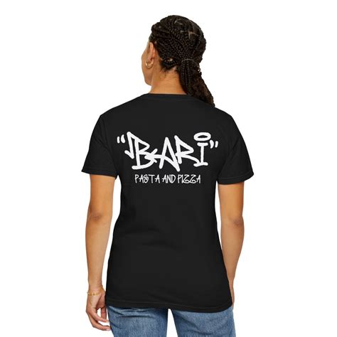 Bari Graffiti Tee Oversized Bari Pasta Pizza
