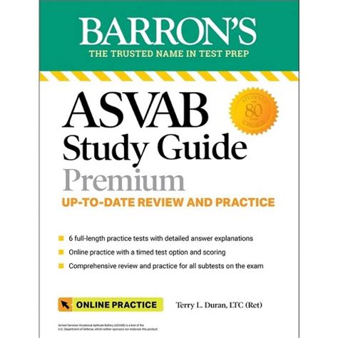 Barron S Test Prep Asvab Study Guide Premium 6 Practice Tests Comprehensive Review Online Practice Paperback Walmart Com Barron S Test Prep Asvab Study Guide Premium 6 Practice Tests Comprehensive Review Online Practice Paperback Walmart Com