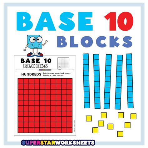 Base Ten Blocks Printable