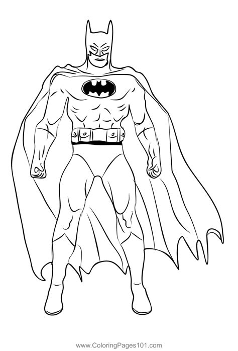 Batman Coloring Pages Free Printable For Kids Batman Coloring Pages Free Printable For Kids