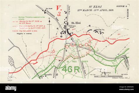 Battle Of St Eloi 27Th March 16Th April 1916 First World War Trenches
