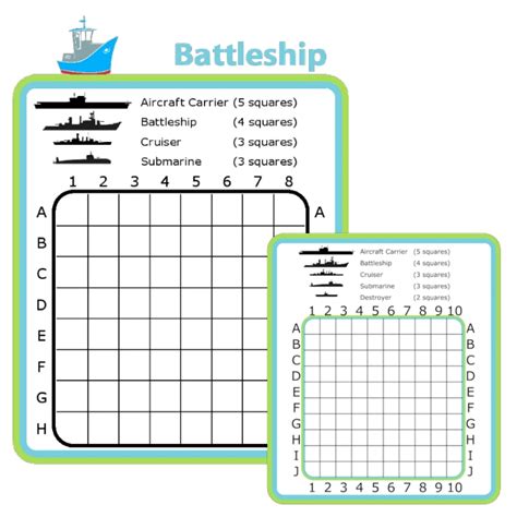 Battleship Template Tpt