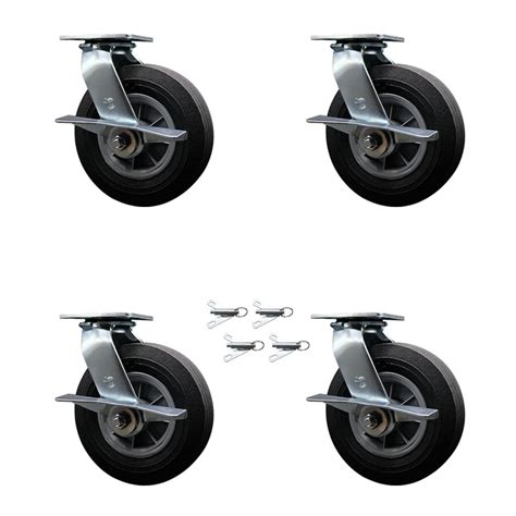 Bbq Smoker Grill Flat Free All Terrain 8 Inch Swivel Caster Set Service Caster Bbq Smoker Grill Flat Free All Terrain 8 Inch Swivel Caster Set Service Caster