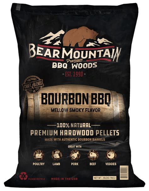 Bear Mountain Bourbon Bbq Pellets Lumberjack Distributor Canada