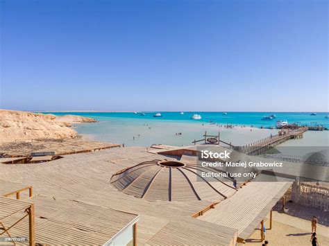 Beautiful Giftun Island Near Hurghada Egypt Panoramic View Of Sandy Beautiful Giftun Island Near Hurghada Egypt Panoramic View Of Sandy