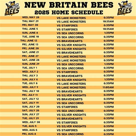 Bees Game Schedule: Your Complete Guide to the Upcoming Season