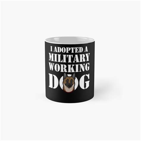 Belgian Malinois Military Working Dog Adoption Classic Mug Walmart Com