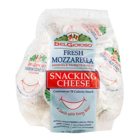 Belgioioso Fresh Mozzarella Snacking Cheese 18 Oz Bj Amp 39 S Wholesale Club