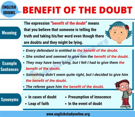 Benefit of the Doubt Meaning Explained