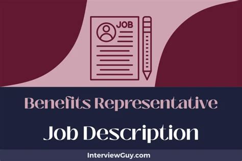 Benefits Representative Job Description Updated For 2025