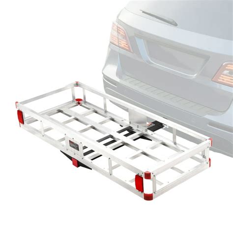 Bentism Hitch Mount Cargo Carrier 47 X 20 X 6 In 500Lb Aluminum Corrosion Resistant Fits 2 Receiver Cargo Basket For Suvs Sedans Vehicles Walmart Com