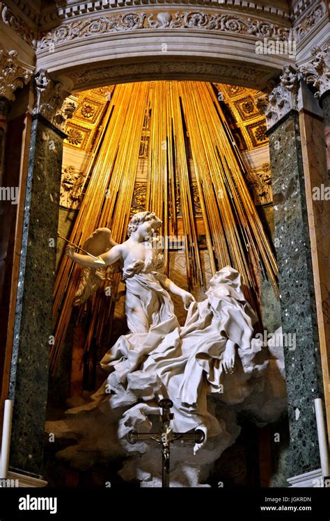 Bernini Ecstasy Of Saint Teresa In The Church Of Santa Maria Della Bernini Ecstasy Of Saint Teresa In The Church Of Santa Maria Della