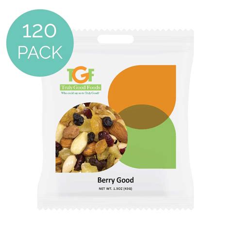 Berry Good 120 Pack 1 5Oz Mini Snack Bags Truly Good Foods